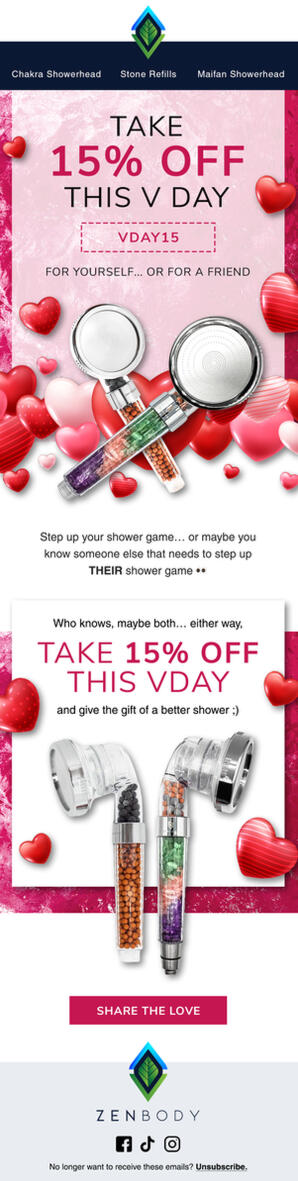 beauty email design